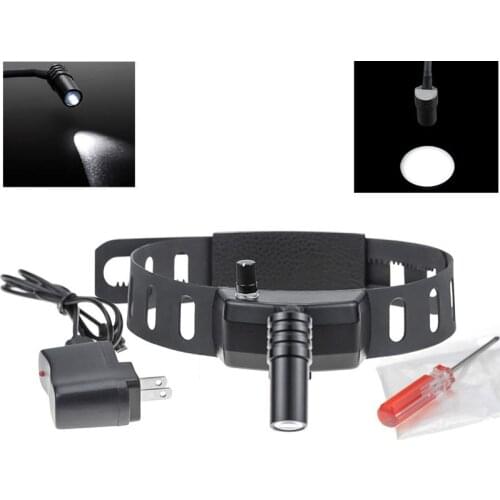 Headband Wireless Medical Headlight 5W LED Headlamp Dental Surgical Head Light USB Rechargeable Port