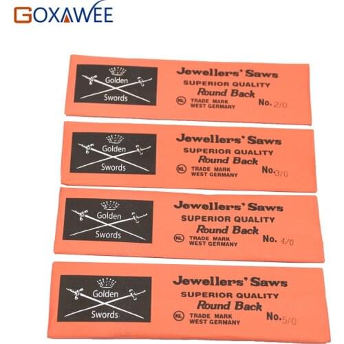 Wire Saw Blades Handsaw Saw Tool Jade Amber Diamond Cutting Wire Saw Blade Tool 2/0 3/0 4/0 5/0 jeweller saw blades 144pcs/pack