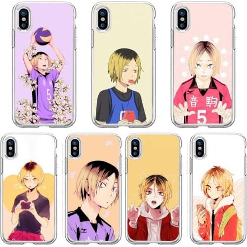 Kenma Kozume Haikyuu anime Phone Case Transparent soft For iphone 5 5s 5c se 6 6s 7 8 11 12 plus mini x xs xr pro max
