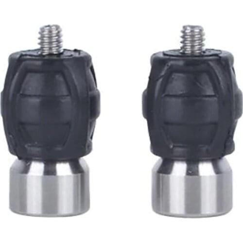 2pcs Sanlida X10 Bow Sight Stabilizer Rubber Damping Head Reduce Bow Sight Shock