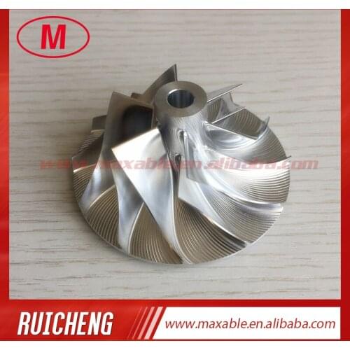 RHC6 41.59/64.96mm 6+6 blades Turbocharger Billet/milling/aluminum 2024 compressor wheel for CXAD