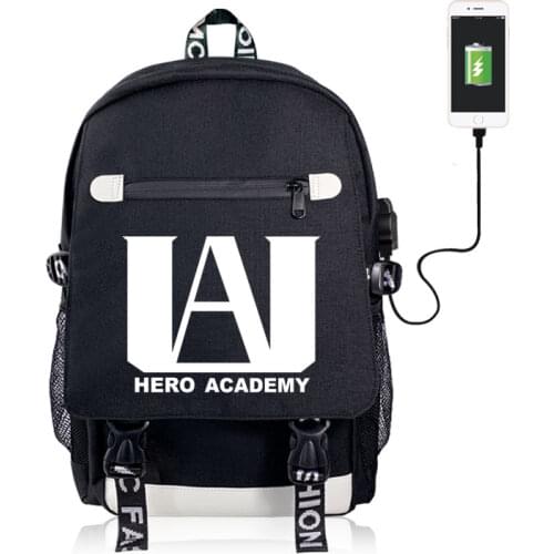 My Hero academia Cosplay Backpack School Crossbody Messenger Shoulder Drawstring Bag Pencil Case Box