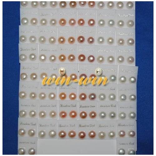 9-10MM Super Big Size Genuine Natural Freshwater Pearl Stud Earrings Jewelry Hot Cheap Sale Charm Jewelry