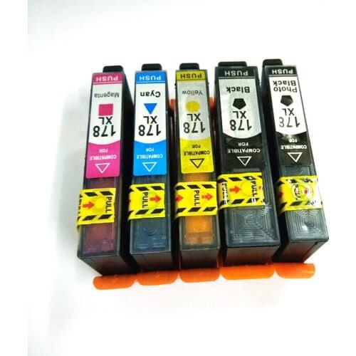 Vilaxh 178xl Compatible Ink Cartridge Replacement for HP 178 XL for HP Photosmart 7515 5515 B109a B010b B209 B210 3070A Printer