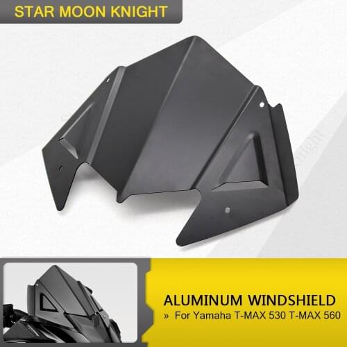For Yamaha T-MAX 530 560 TMAX530 T MAX 2017-2020 Motorcycle Windshield Windscreen Cover Aluminum Alloy Wind Shield Deflectore