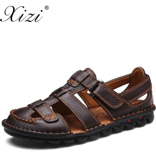 XIZI Men's Leather Sandals
