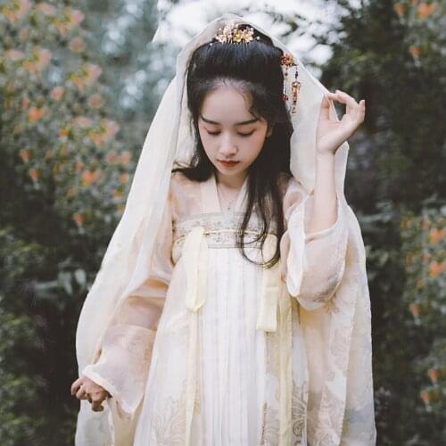 Women Hanfu Dress Chinese Traditional Folk Costume Girl Han Dynasty Dance Wear Lady Fairy Dress Cosplay Clothes Improved Hanfu