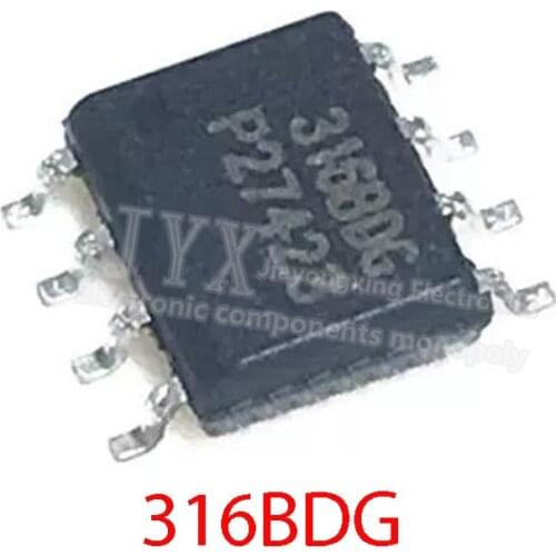 1PCS Brand new original MLX90316 MLX90316KDC-BDG-SPI 316BDG MLX90316KDC-BCG-000-SP SOP8 MLX90316KDC-BCG-PPA 316BCG