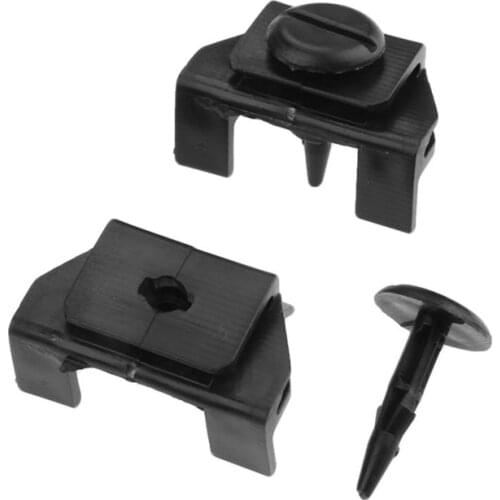 10Pcs Retaining Fastener Front Bumper Retaining Clip Fender Retainer Black Fasteners Fit For Toyota 53879-28010 538790R010