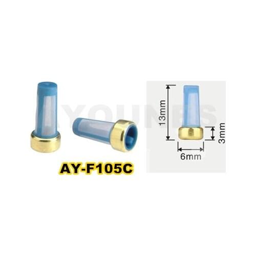 10pcs wholesale Top Feed Fuel Injector filter basket Micro filter for Daewoo (13*6*3mm,AY-F105C)