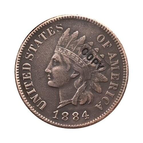 1884 Indian head cents coin copy