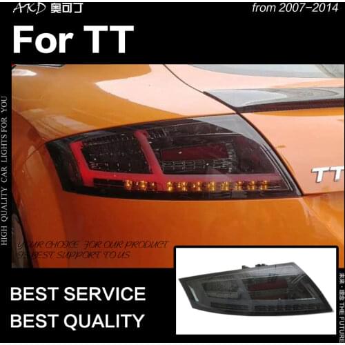 AKD Car Styling for Audi TT Tail Lights 2006-2013 TT LED Tail Lamp LED DRL Brake Dynamic Signal Reverse auto Accessories