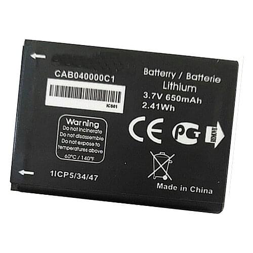 Westrock 650mAh TLi004AB battery for Alcatel One Touch 103 103A 105 105A CAB3010010C1/CAB30M0000C1/CAB2170000C1 wsw