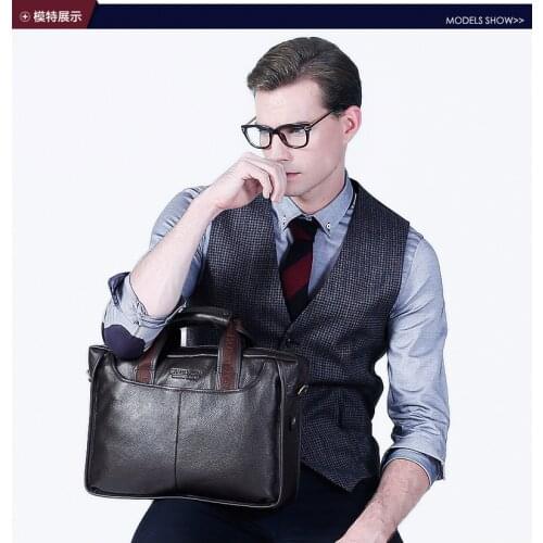 Free Shipping,Brand mens soft cowhide handbag.genuine leather business briefcase,quality bag,casual bag for man.laptop bag gift