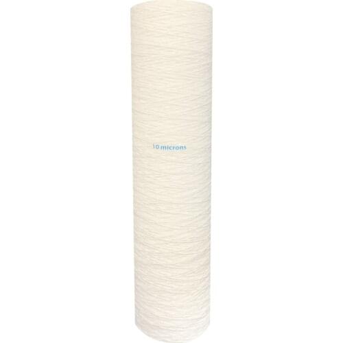 Big Blue 4.5"x20" String Wound Sediment Water Filter Cartridge 10 Microns for Whole House