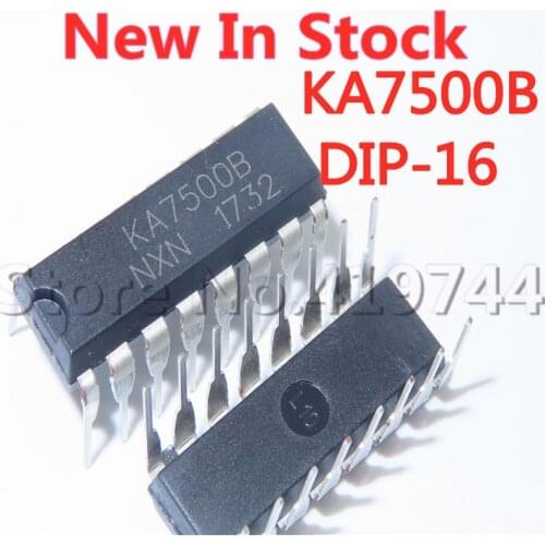 5PCS/LOT KA7500B KA7500 DIP-16 PMW controller switching power supply chip In Stock
