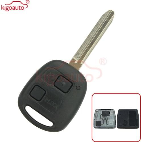 Denso( not Valeo) Kigoauto 50171 Remote key 2 button TOY43 blade for Toyota Land Cruiser FJ Cruiser prado+434mhz+4D67 1998-2011