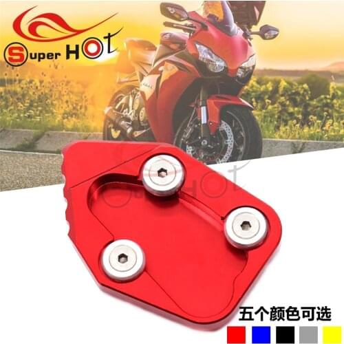 For Honda CBR1000RR cbr1000rr 2018-2016 Motorcycle Accessories CNC Alunimun Kickstand Plate Pad Stand Enlarger