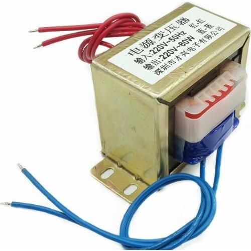 Isolation transformer 80W DB-80VA 220V to 220V 0.36A 1:1 safety isolation Anti-jamming