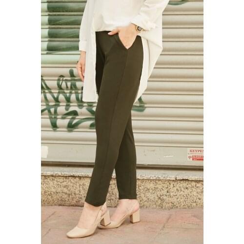 Pencil Thicken Women Pencil Pants Plus Size Wool Pants Female Autumn High Waist Loose Trousers Capris Good Fabric
