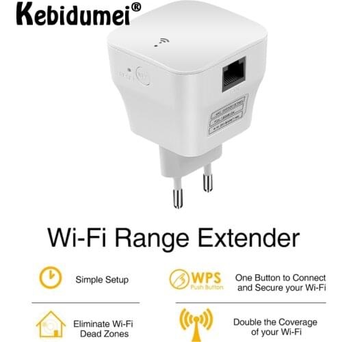 Kebidumei 300Mbps Wireless WIFI Router WIFI Repeater Signal Booster Extender Home Network 802.11b/g/n RJ45 Port Wireless-N Wifi