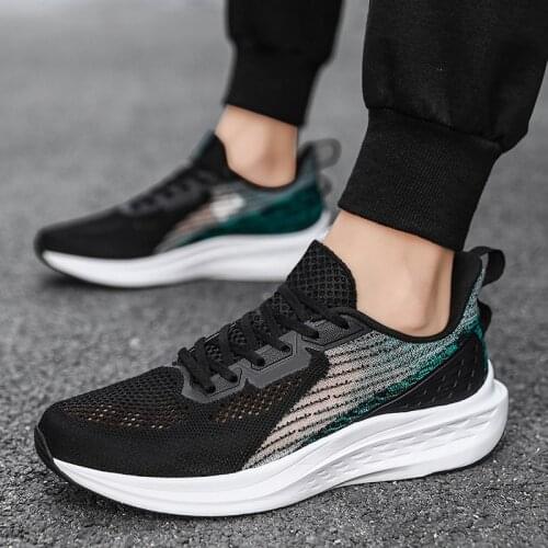 Men Sneakers Breathable Running Shoes Outdoor Sport Fashion Comfortable Casual Gym Mens Shoes Lightweight Lace-up Man Trainers