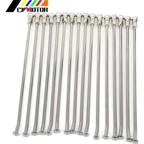Motorcycle 36PCS Steel 21" Front Wheel Steel Spokes Nipples For SUZUKI RMZ250 RMZ450 RMZ 250 450 05 06 07 08 09 10 11 12 13-15