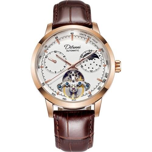 1963 Watch Pilot Air Force Chronograph Watch Automatic Mechanical Multi-function Moon Phase High-end Brand Tourbillon Watch Men