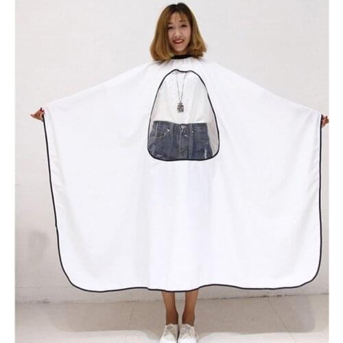Boli Professional Salon Barber Cape Hairdresser Hair Cutting Gown Cape with Viewing Window Apron Waterproof Clothes Hair Styling