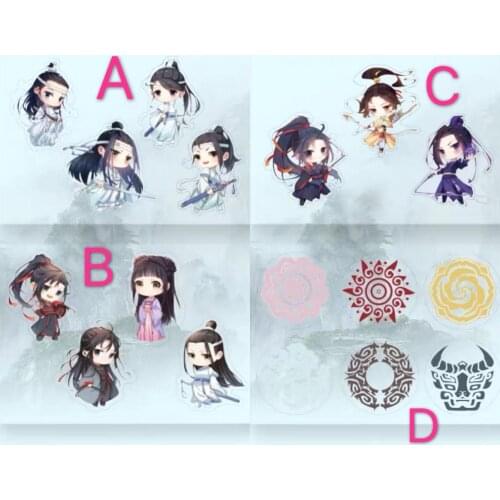 New Anime Grandmaster of Demonic Cultivation Wangji Wuxian Cheng Jin Ling Tags Paster Cosplay Gifts