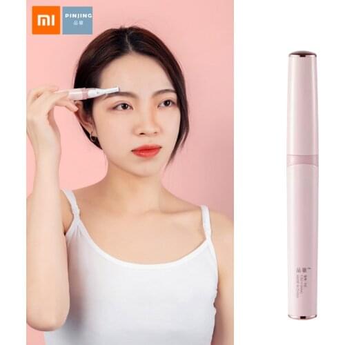 New Xiaomi Pinjing Electric Eyebrow Trimmer M2 Portable Hair Epilator Short and Long Blades with Eyebrow Comb Mini Hair Remover