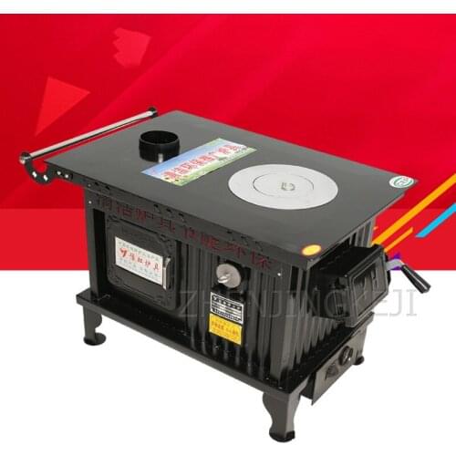 Heating Stove Use At Home Firewood Coal Dual Purpose Cook Boil Water Built-In Biomass Oven Coal-Fired Energy-Saving Furnace