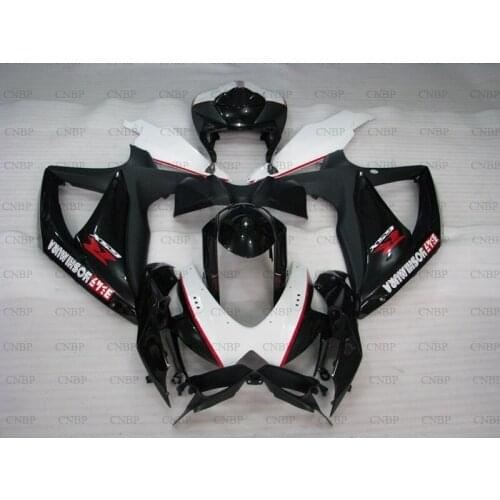 For Suzuki GSXR750 2008 - 2010 K8 Fairings GSXR750 2010 Body Kits for Suzuki GSXR600 08 10 Matter Black White Body Kits