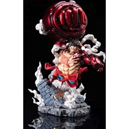 One Piece Action Figure GK Anime Monkey D Luffy 4 Gear Great Ape PVC Model Toys Collection Oversize figure doll gift 43cm