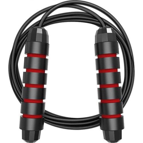Fitness Wire Rope Memory Foam Handle Skipping Rope Speed Jump Rope Cable Aerobic Exercise Training Outdoor Sports Equipment