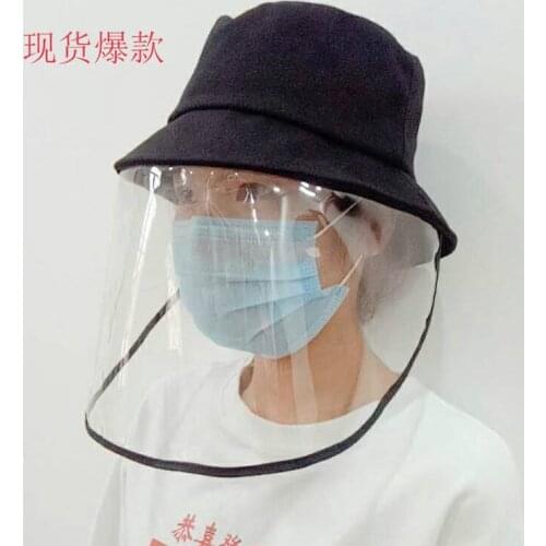 Summer 2020 pure cotton dustproof and lampblack detachable dual-purpose fisherman hat sunscreen protective cap