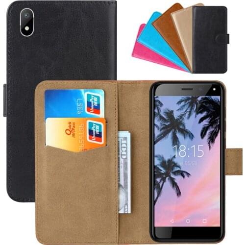 Luxury Wallet Case For BQ BQ-5015L First PU Leather Retro Flip Cover Magnetic Fashion Cases Strap