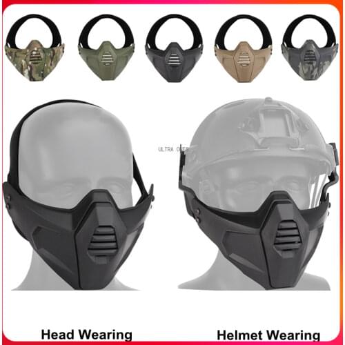 Tactical Mask Camouflage Military Hunting Shooting Accessories Paintball Masks Outdoor Airsoft Tactical Army Wargame Combat Mask