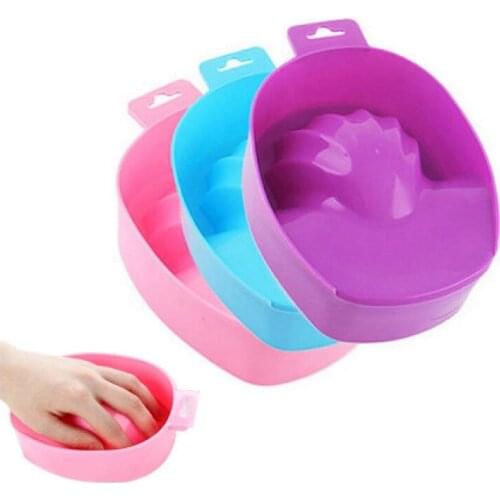 1pcs Hand Wash Nail Art Soak Pot Remover DIY Salon Nail Spa Bath Treatment Manicure Tools