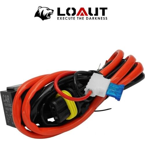 LOAUT 1 Pieces Motorcycle Single Line Connector Wiring Harness Universal Car Wires