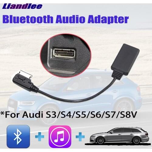 Liandlee DIY Car BT Adapter For Audi S3/S4/S5/S6/S7/S8 AMI MMI MDI Interface Bluetooth Audio Decoder 3G/4G/5G Wireless Cable