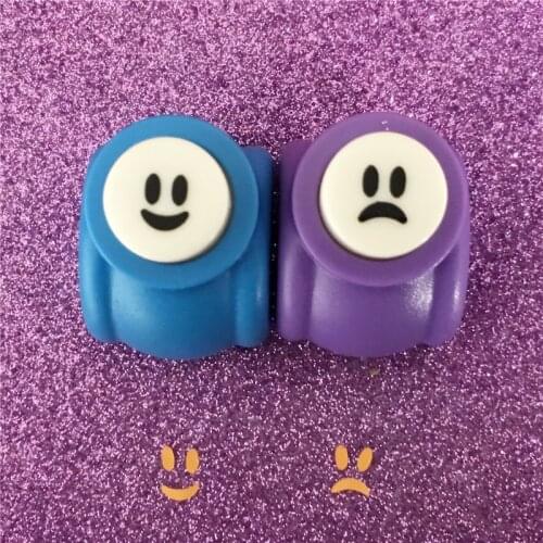 Free ship 3/8" inch facial expression craft punch set smile and cry shaped Punch Craft Scrapbooking Paper Puncher Cutter Punch