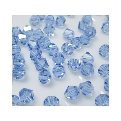Free Shipping, 720pcs/Lot 3mm light sapphire color Chinese Top Quality Crystal Bicone Beads