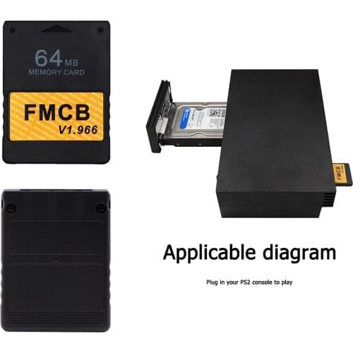 Free McBoot v1.966 8MB/16MB/32MB/64MB Memory Card for Sony PS2 Playstation2 FMCB Extended Card Game Saver