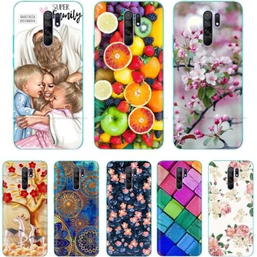 Phone Case For Xiaomi Redmi 9 Case Back Cover For Xiaomi Redmi 9 8 Redmi9 Case Silicone Soft TPU Protector Shell Fundas Cover