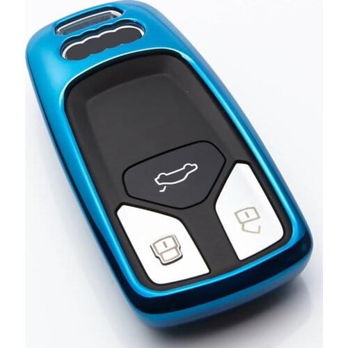 KUKAKEY Remote TPU Car Key Cover Case For AUDI A4L A4 B9 Q5 NEW Q7 TT TTS TFSI A5 S5 8S 2016 2017 Protected fob Cover Holder