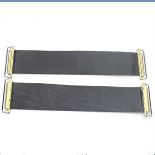 Laptop EDP screen wire with double end with pull ring 0.5 mm40P black film FFC/FPC soft strip wire with IPEX head