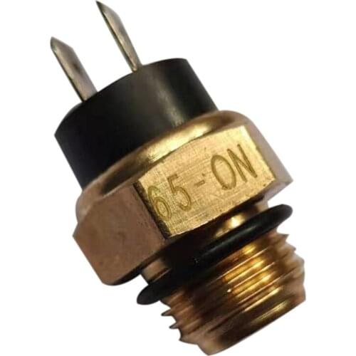 65 Degree Motorcycle Electric Radiator Coolant Fan Water Temperature Thermostat Switch Temp Sensor M16 For 200 250 400 450