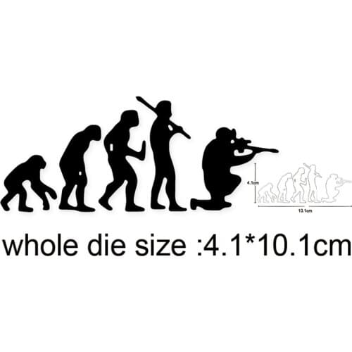 Evolution Archery Shooting Metal Cutting Dies Stencils Diy Scrapbooking dies Cards Making Embossing Dies Cut Craft Dies New 2020