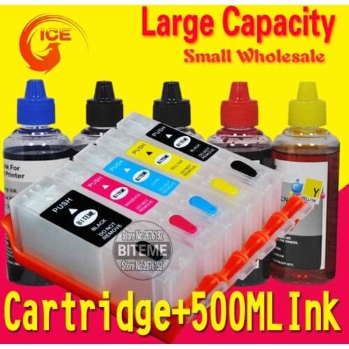 For Canon MG5740 MG6840 MG 5740 MG 6840 Refillable ink cartridge PIxma printer 5 Color ink cartridge PGI470 With Permanent Chip